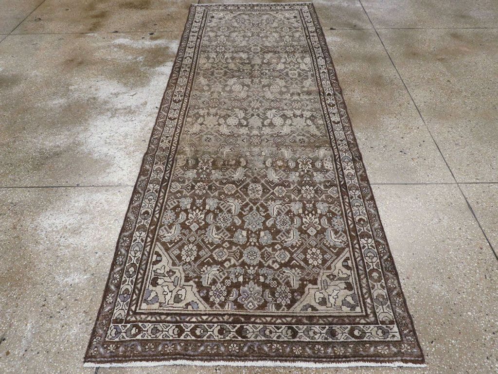 Vintage Persian Malayer Runner, No.20443 - Galerie Shabab