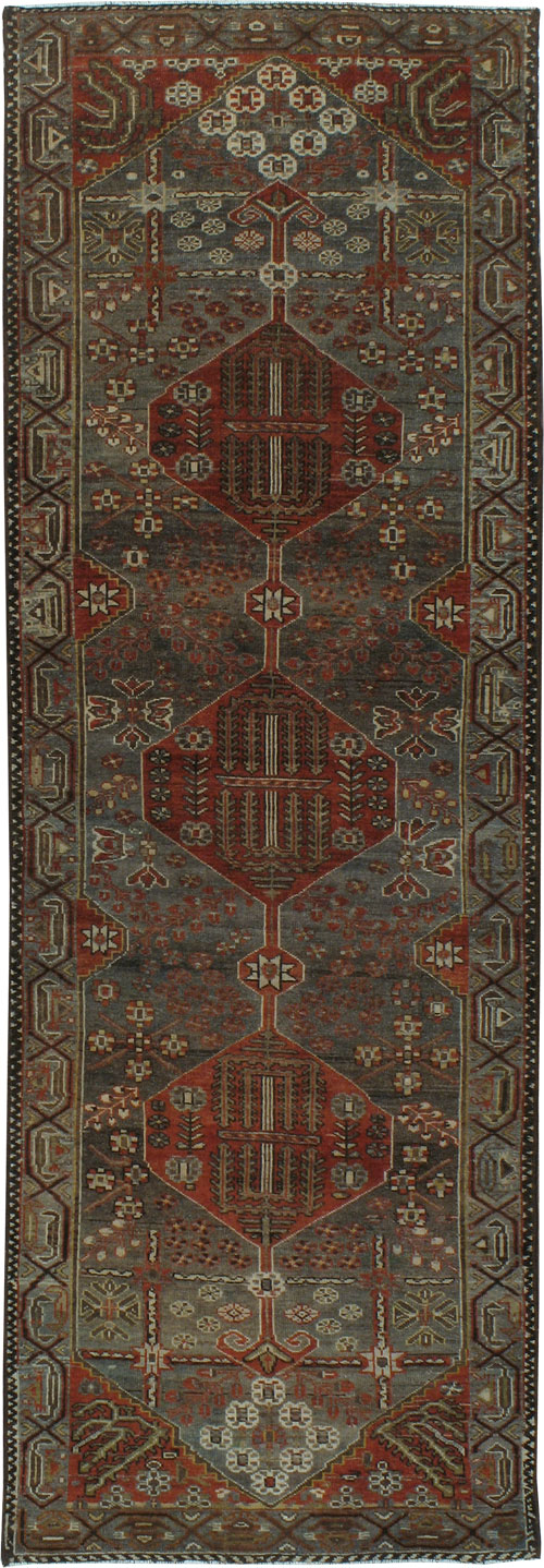 Antique Bakhtiari Runner, No.20448 - Galerie Shabab