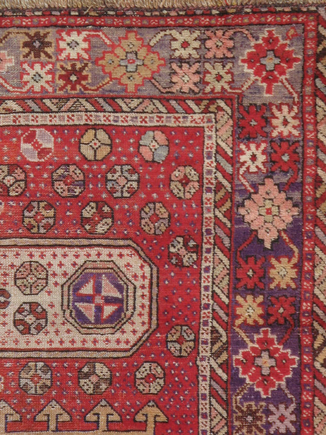 Antique Oushak Rug, No.20456 - Galerie Shabab