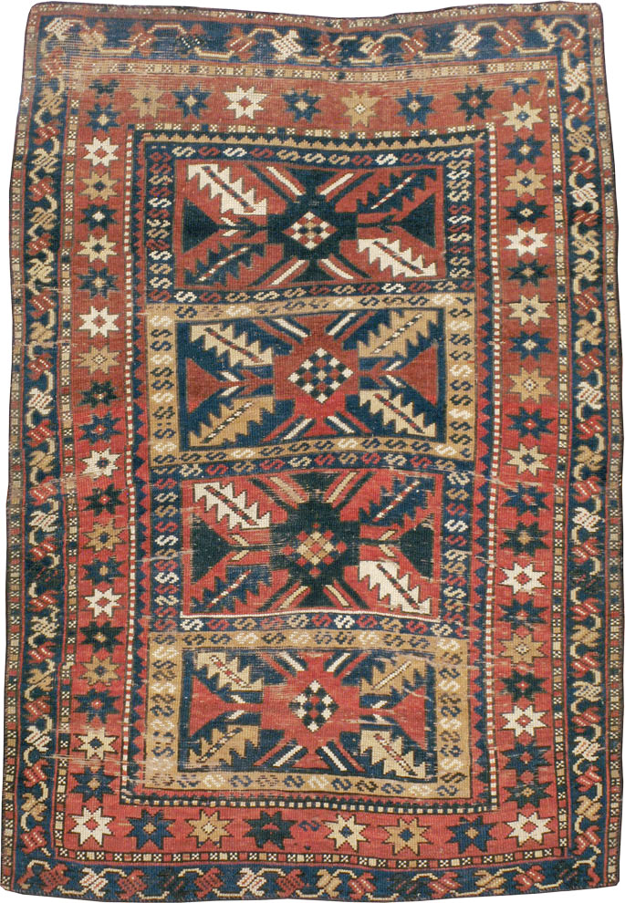 Antique Caucasian Kazak Rug, No.20467 - Galerie Shabab