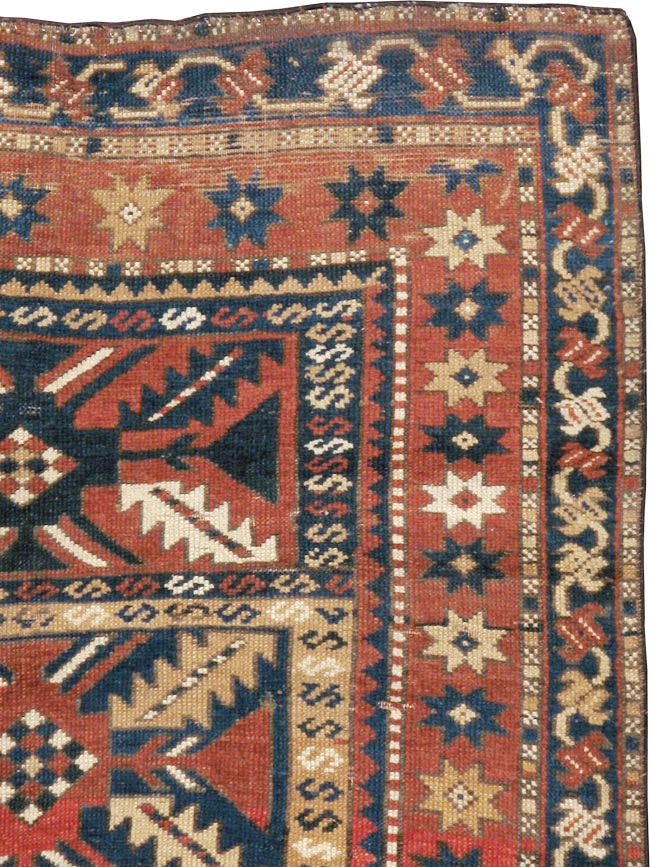 Antique Caucasian Kazak Rug, No.20467 - Galerie Shabab