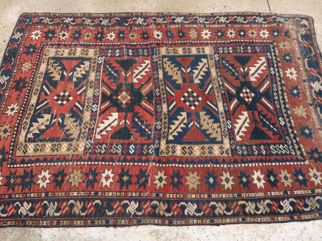 Antique Caucasian Kazak Rug, No.20467 - Galerie Shabab