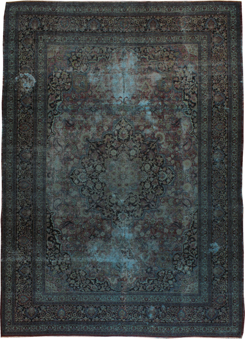 Over-dyed Mashad Carpet, No.20470 - Galerie Shabab