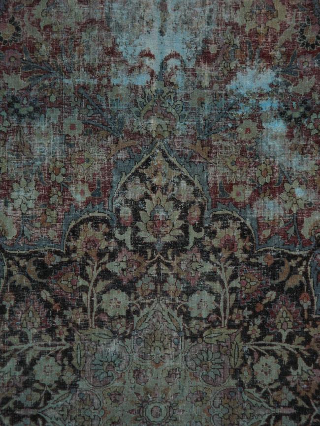 Over-dyed Mashad Carpet, No.20470 - Galerie Shabab