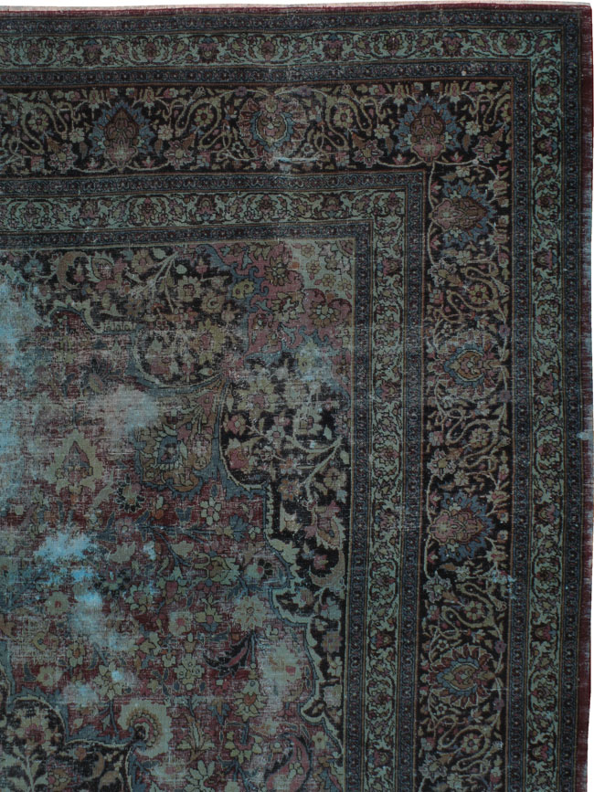 Over-dyed Mashad Carpet, No.20470 - Galerie Shabab