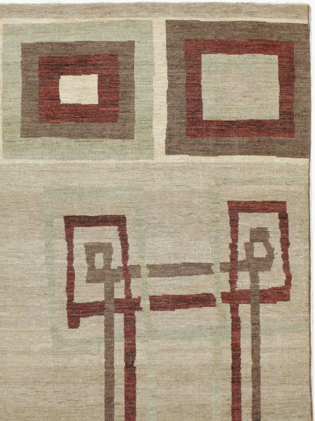 Modern Persian Tabriz Carpet, No.20475 - Galerie Shabab