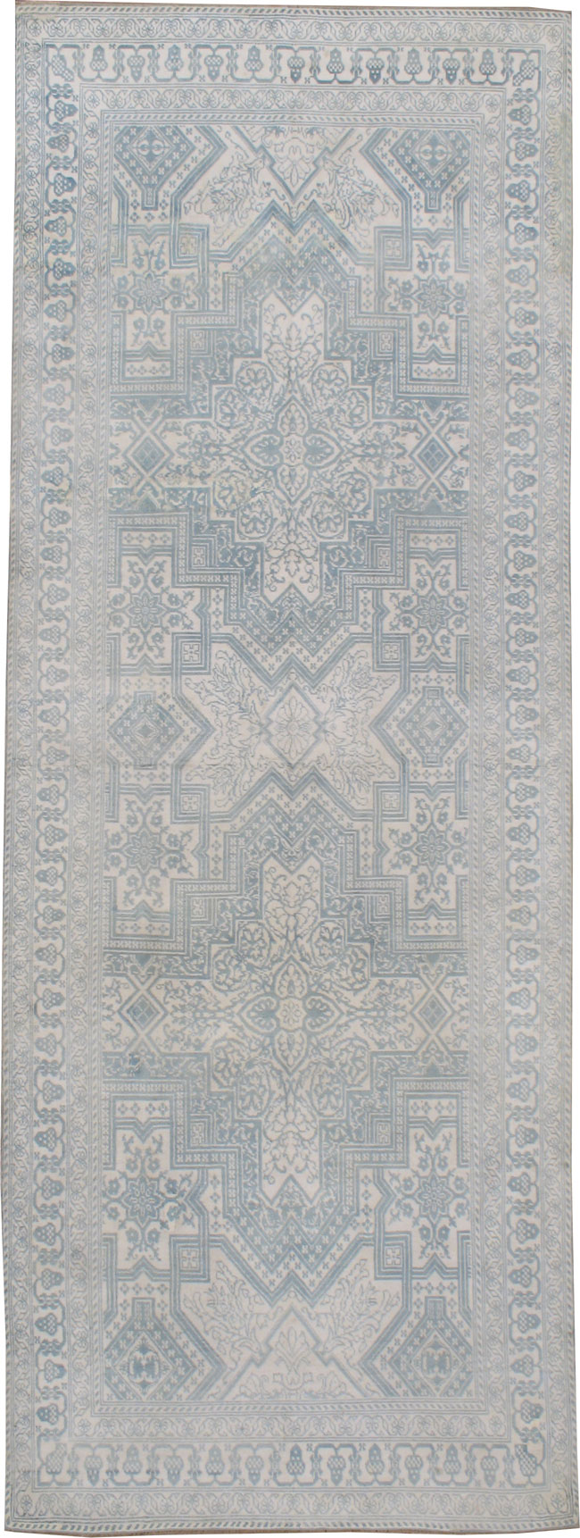 Antique Cotton Agra Carpet, No.20480 - Galerie Shabab