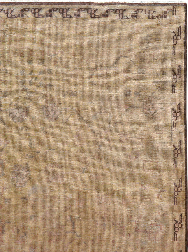 Vintage East Turkestan Khotan Square Carpet, No.20481 - Galerie Shabab