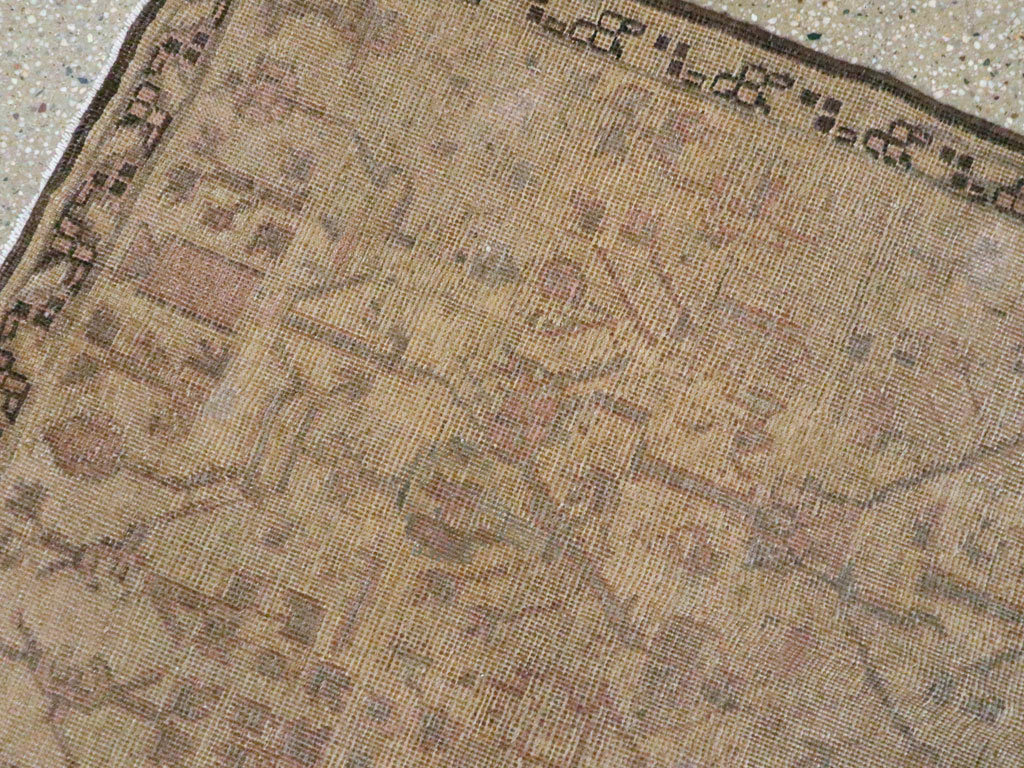 Vintage East Turkestan Khotan Square Carpet, No.20481 - Galerie Shabab