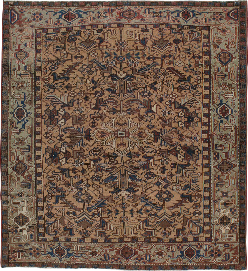 Antique Heriz Carpet, No.20484 - Galerie Shabab