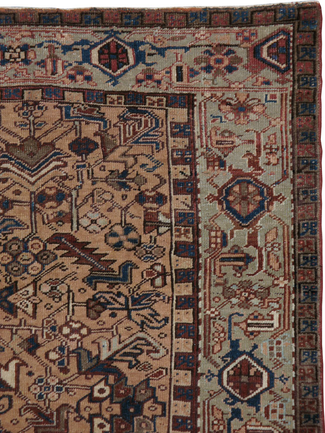 Antique Heriz Carpet, No.20484 - Galerie Shabab