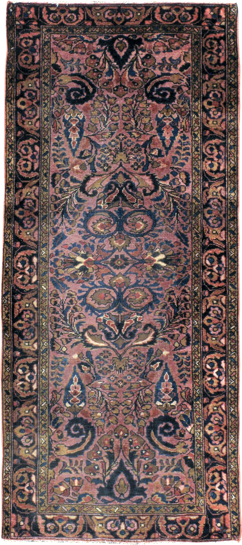 Antique Persian Lilihan Sarouk Rug, No.20486 - Galerie Shabab