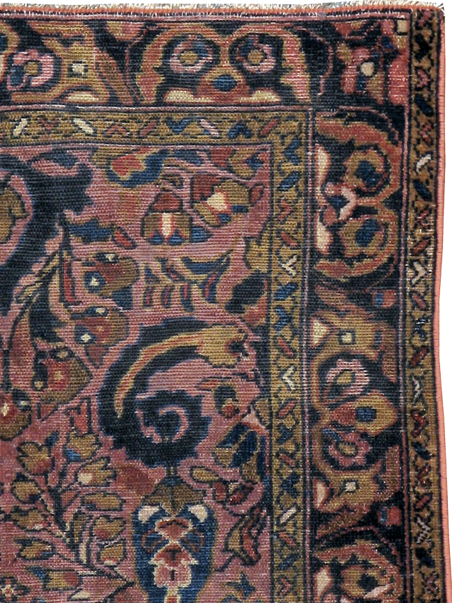 Antique Persian Lilihan Sarouk Rug, No.20486 - Galerie Shabab