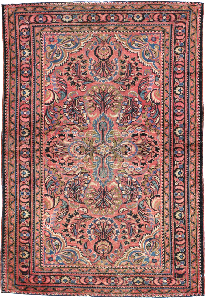 Vintage Persian Lilihan Rug, No.20488 - Galerie Shabab