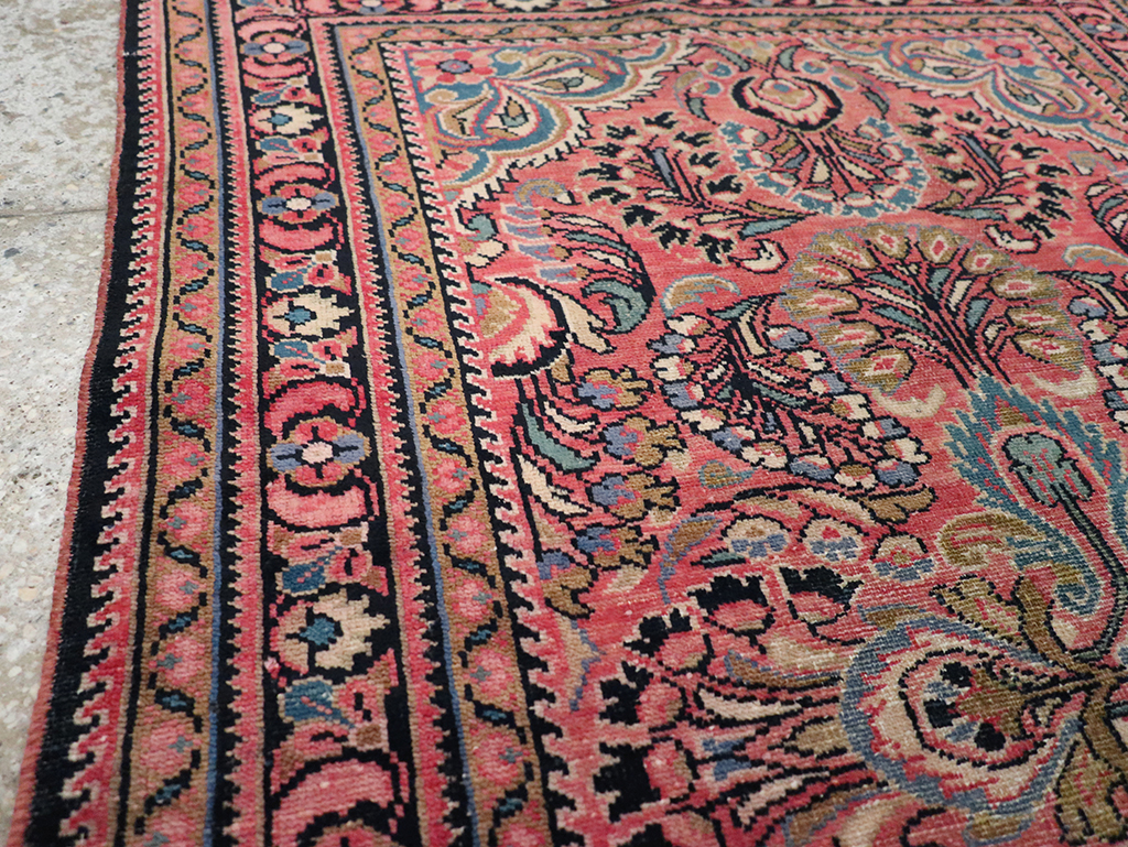 Vintage Persian Lilihan Rug, No.20488 - Galerie Shabab