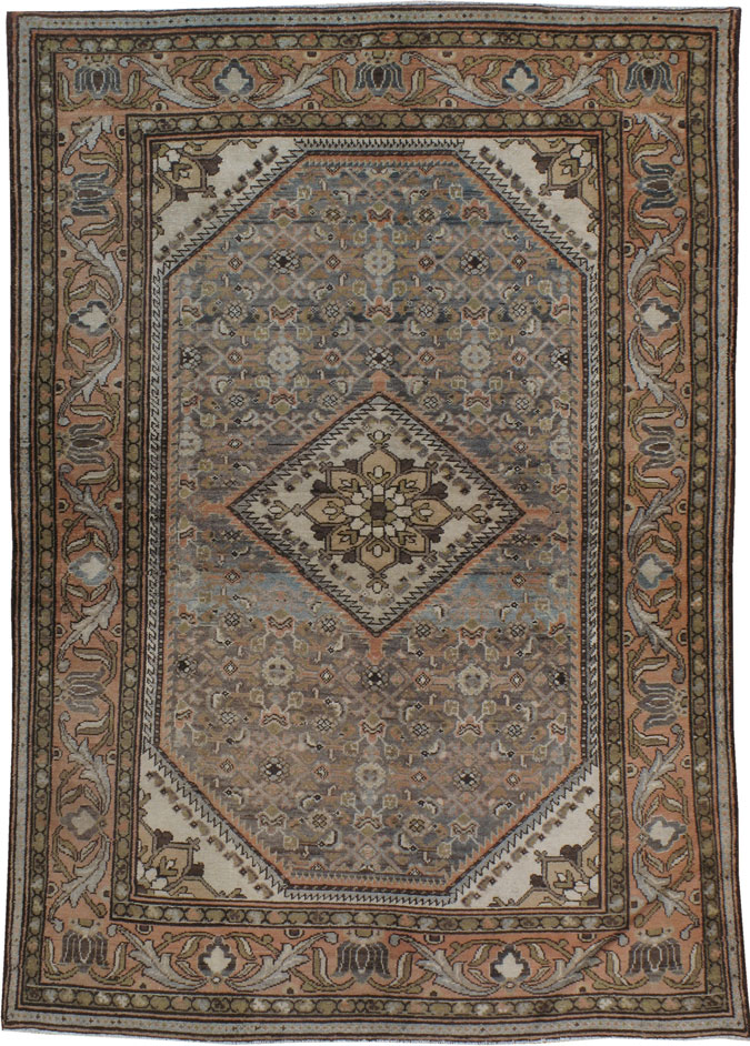 Vintage Persian Malayer Rug, No.20489 - Galerie Shabab