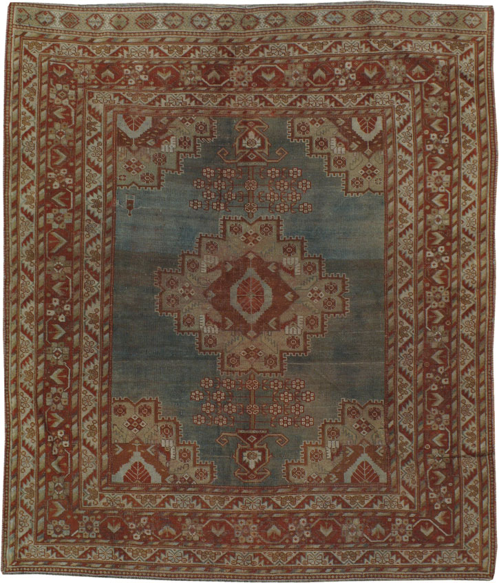 Antique Persian Afshar Square Rug, No.20492 - Galerie Shabab