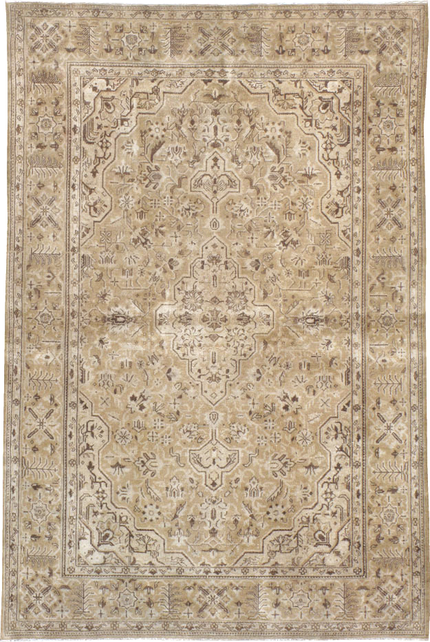Vintage Persian Kashan Rug, No.20511 - Galerie Shabab