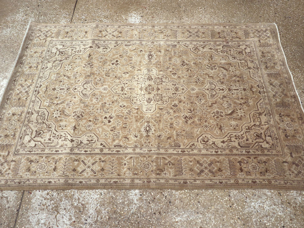 Vintage Persian Kashan Rug, No.20511 - Galerie Shabab