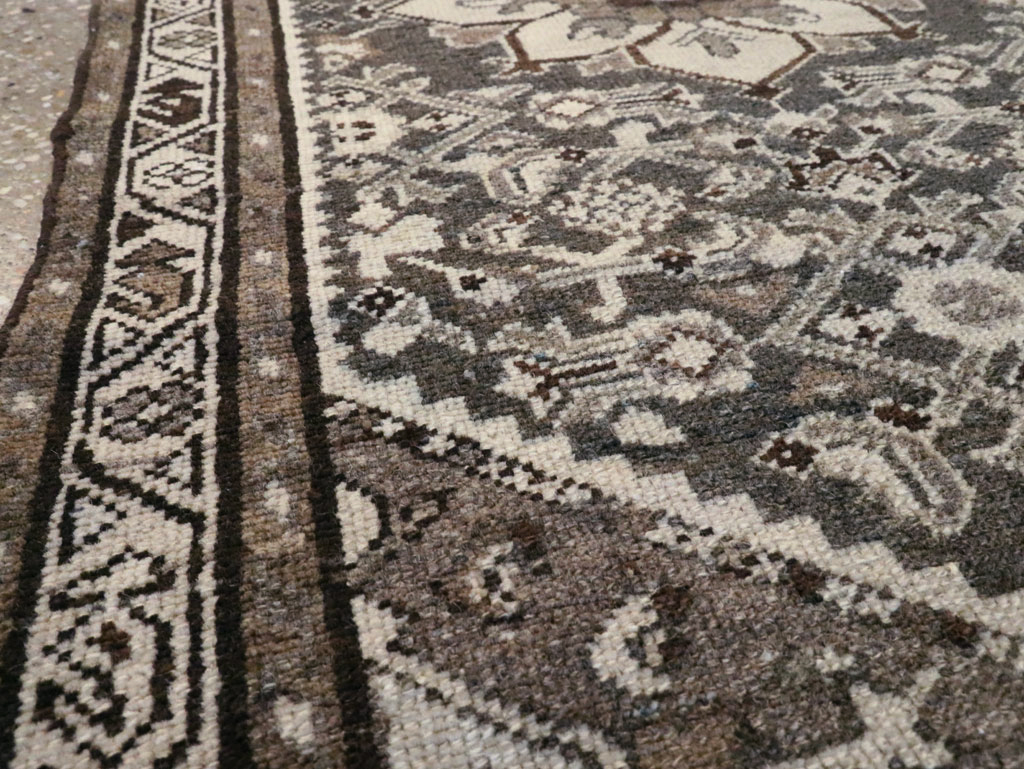 Vintage Persian Malayer Throw Rug, No.20513 - Galerie Shabab