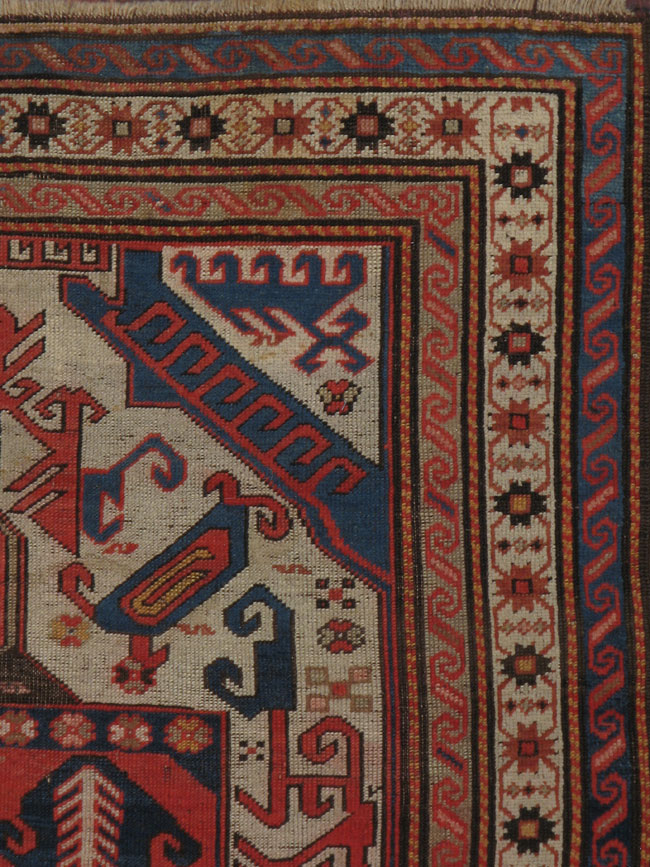 Antique Kazak Rug, No.20517 - Galerie Shabab