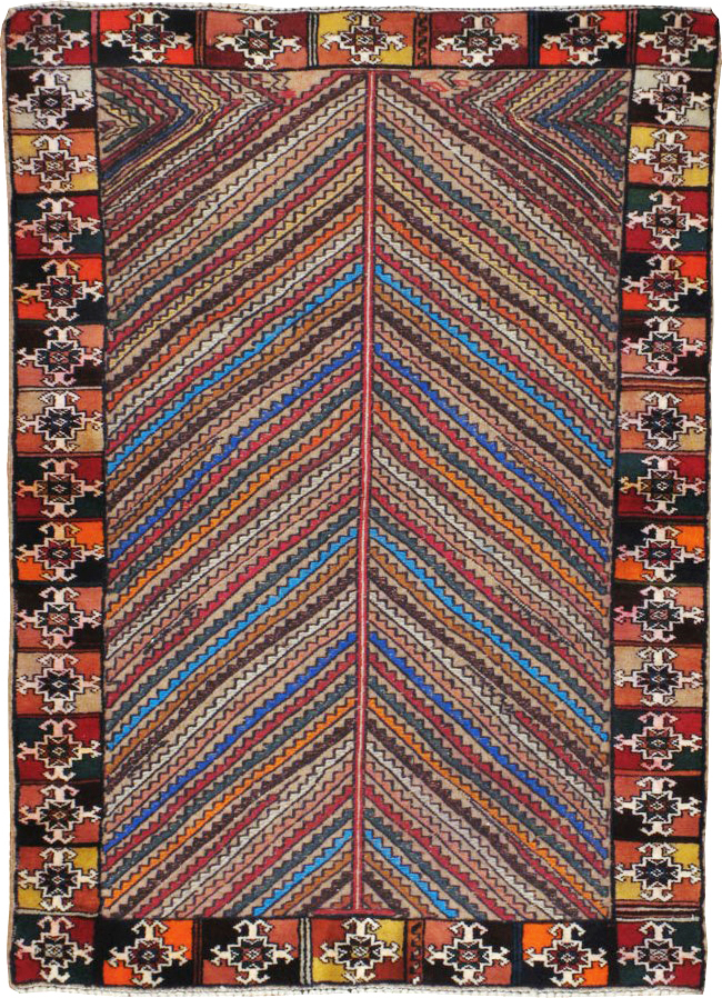 Vintage Persian Afshar Rug, No.20518 - Galerie Shabab