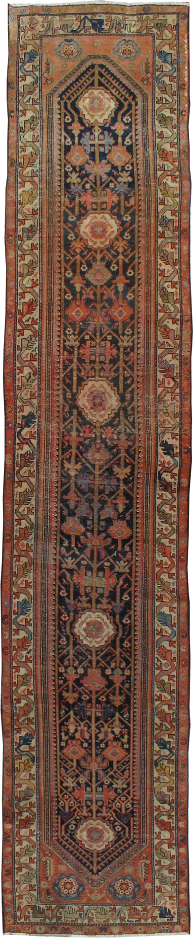 Antique Malayer Runner, No.20523 - Galerie Shabab