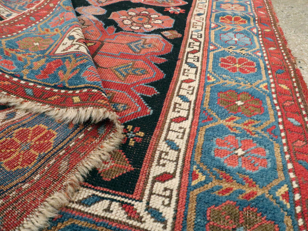 Antique Caucasian Kazak Distressed Rug, No.20526 - Galerie Shabab