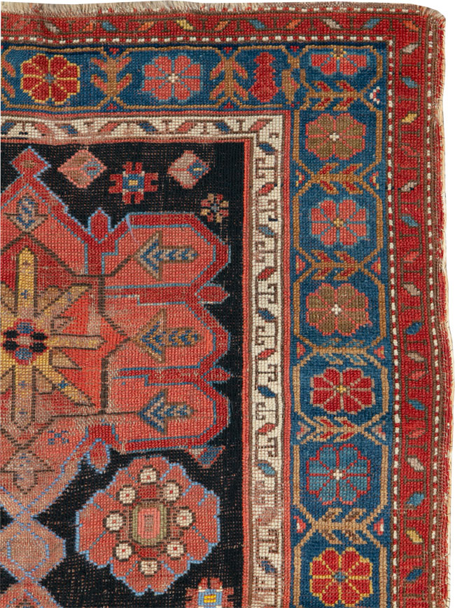Antique Caucasian Kazak Distressed Rug, No.20526 - Galerie Shabab