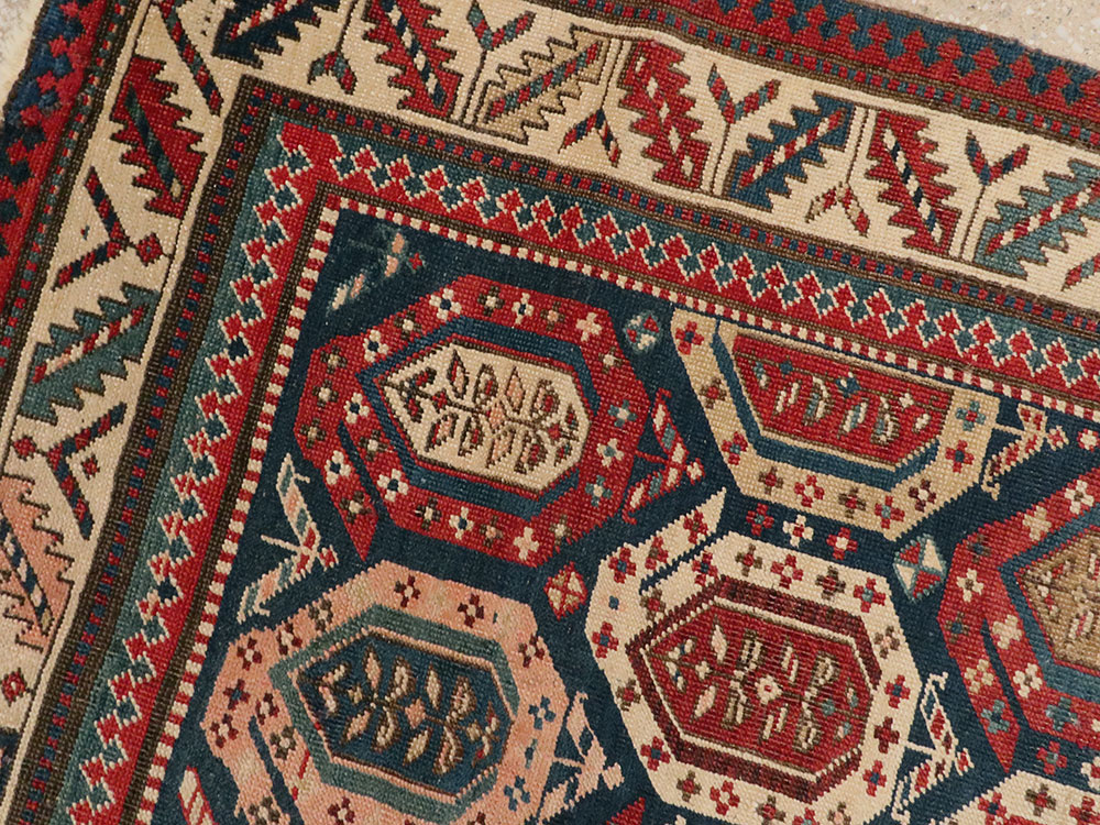 Antique Caucasian Kuba Rug, No.20534 - Galerie Shabab