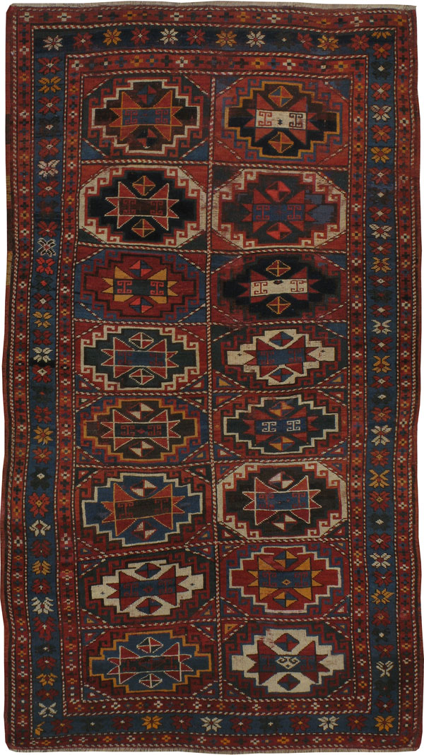 Antique Caucasian Kazak Rug, No.20535 - Galerie Shabab