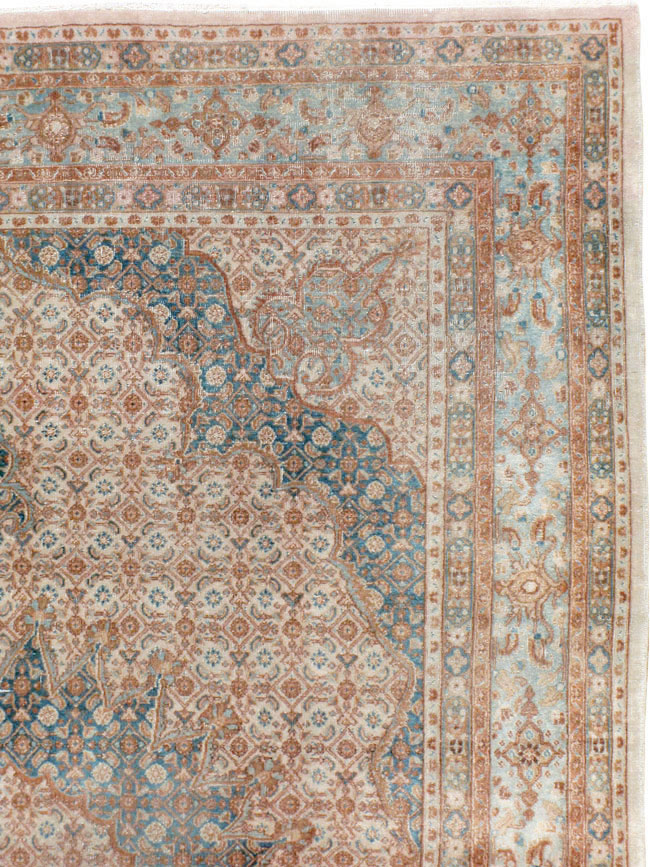Vintage Persian Mashad Rug, No.20545 - Galerie Shabab