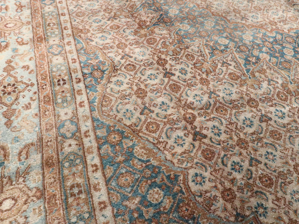 Vintage Persian Mashad Rug, No.20545 - Galerie Shabab