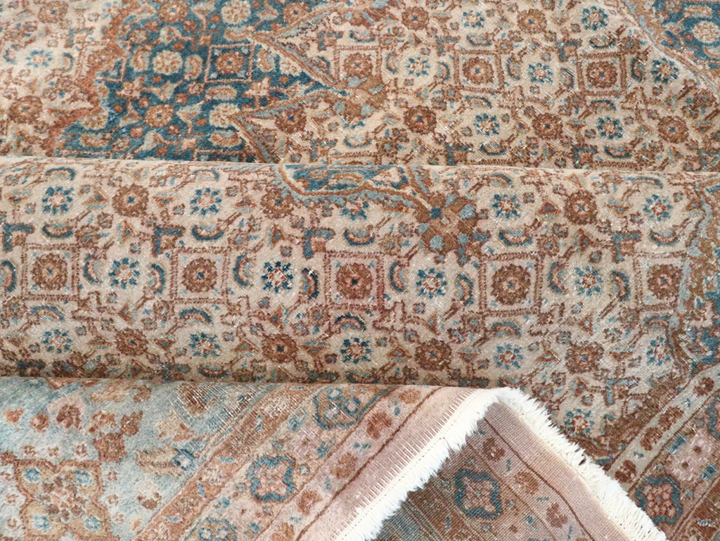 Vintage Persian Mashad Rug, No.20545 - Galerie Shabab