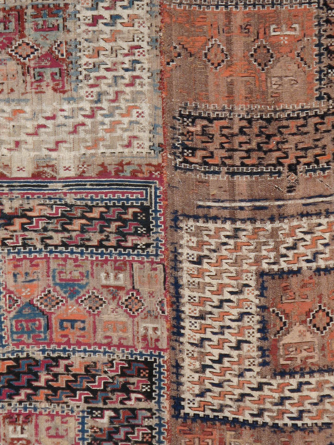 Antique Zele Sultan Distressed Rug, No.20548 - Galerie Shabab