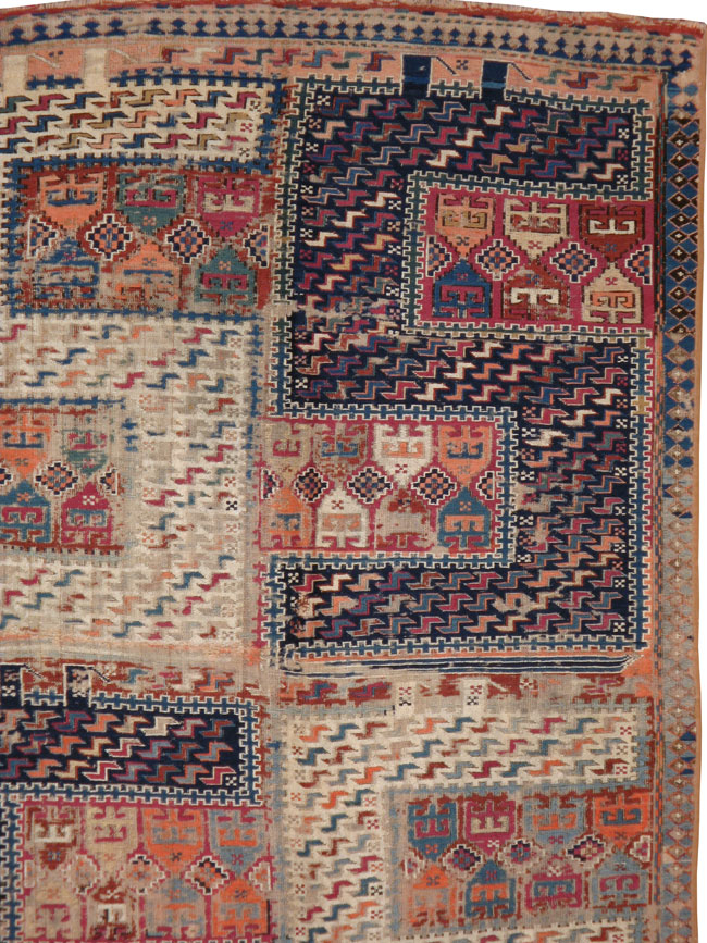 Antique Zele Sultan Distressed Rug, No.20548 - Galerie Shabab
