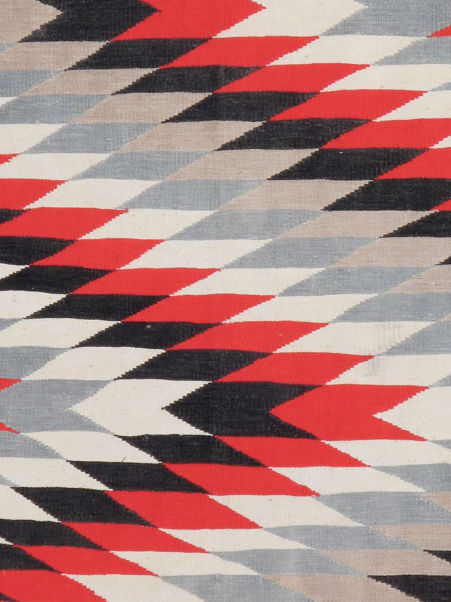 Vintage Indian Flat-weave Dhurrie Carpet, No.20550 - Galerie Shabab