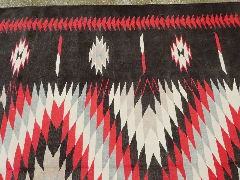 Vintage Indian Flat-weave Dhurrie Carpet, No.20550 - Galerie Shabab