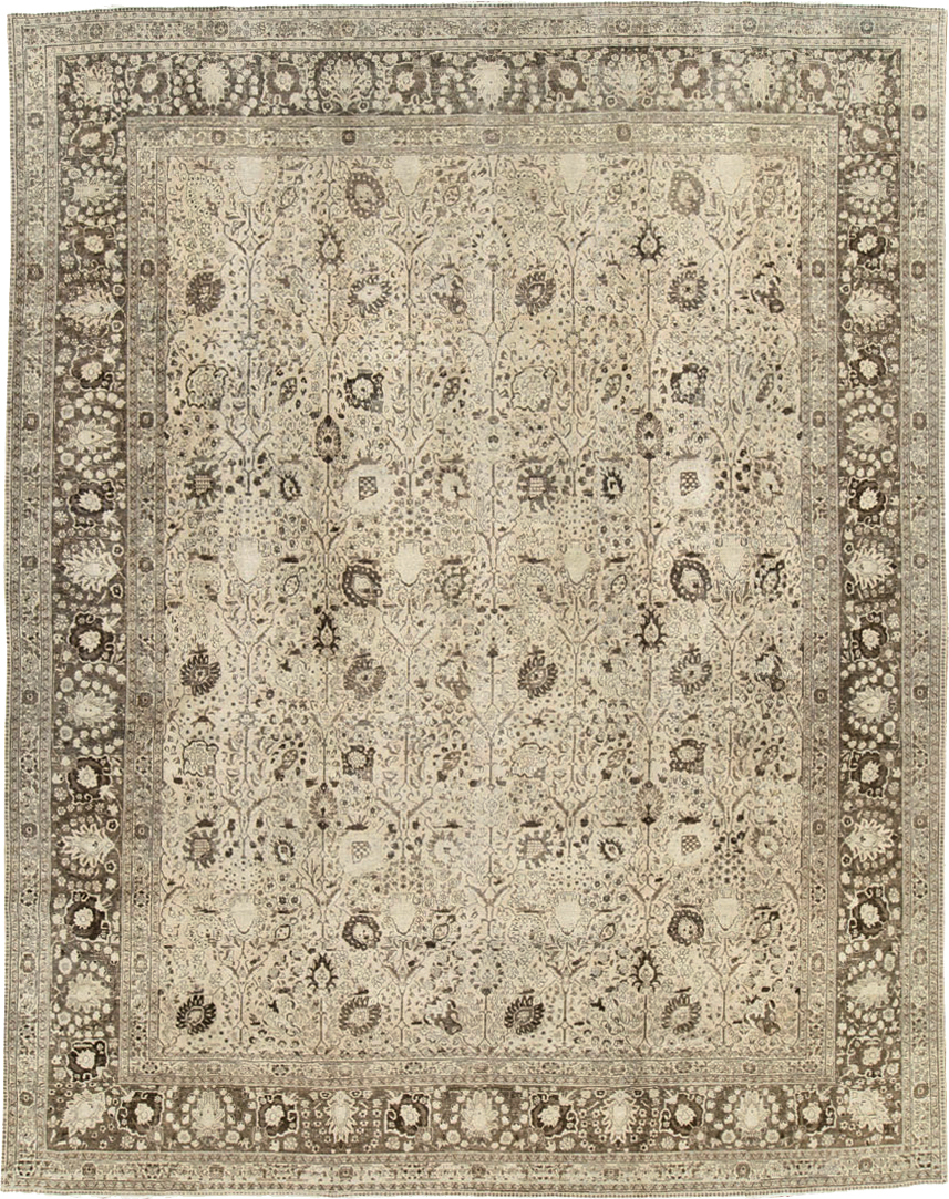 Antique Persian Tabriz Carpet, No.20552 - Galerie Shabab
