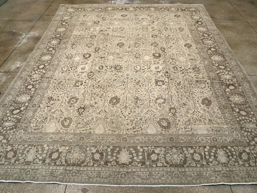 Antique Persian Tabriz Carpet, No.20552 - Galerie Shabab
