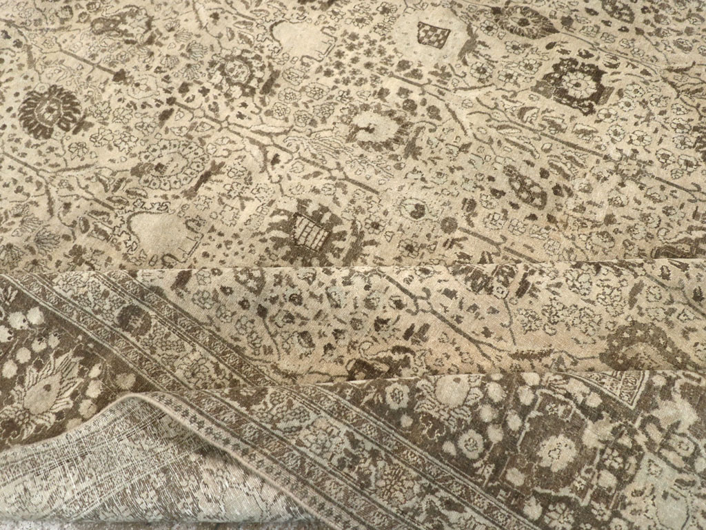 Antique Persian Tabriz Carpet, No.20552 - Galerie Shabab