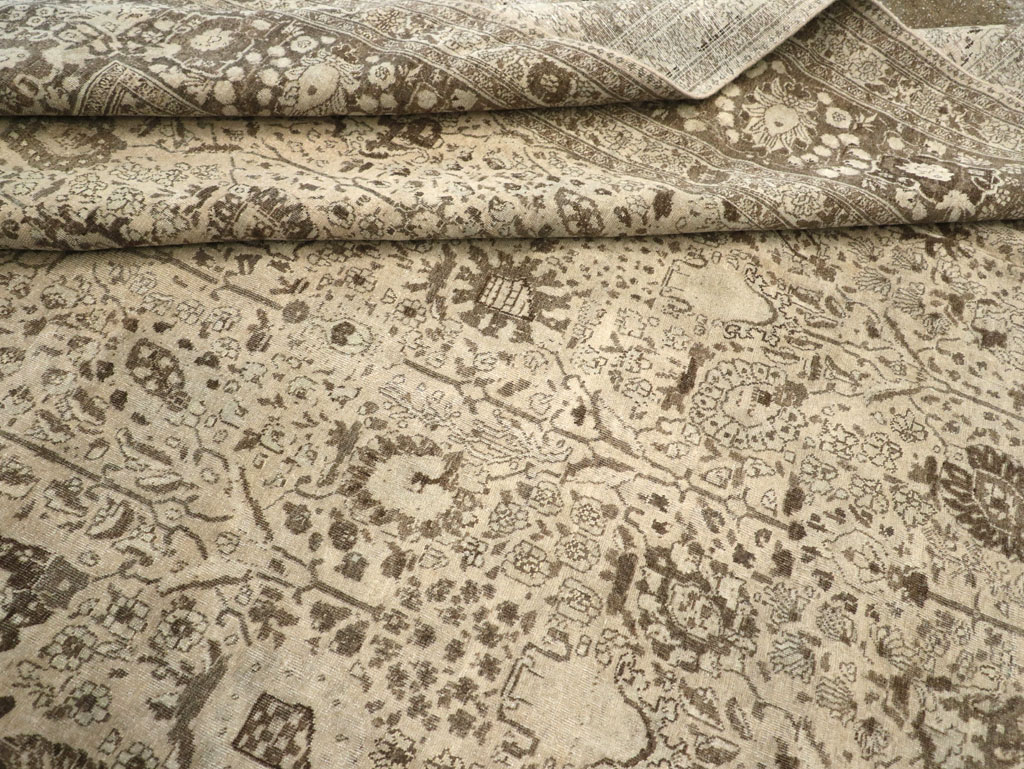 Antique Persian Tabriz Carpet, No.20552 - Galerie Shabab