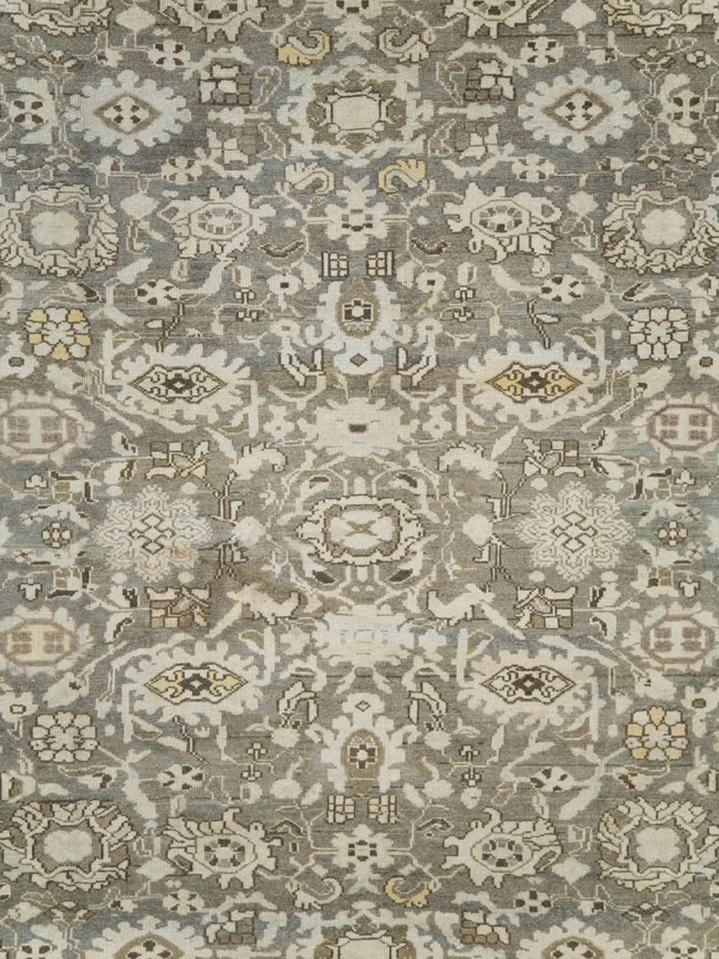 Vintage Persian Malayer Room Size Carpet, No.20564 - Galerie Shabab