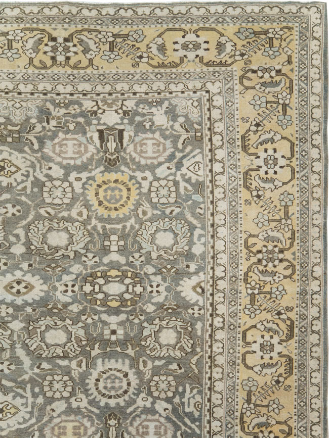 Vintage Persian Malayer Room Size Carpet, No.20564 - Galerie Shabab