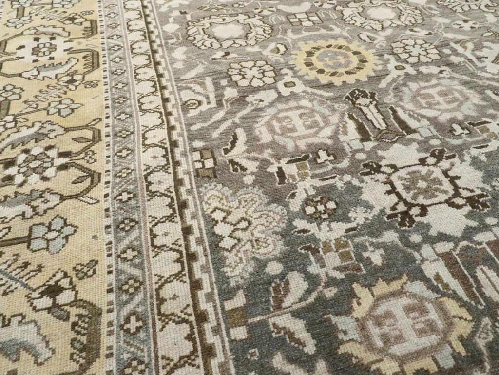 Vintage Persian Malayer Room Size Carpet, No.20564 - Galerie Shabab