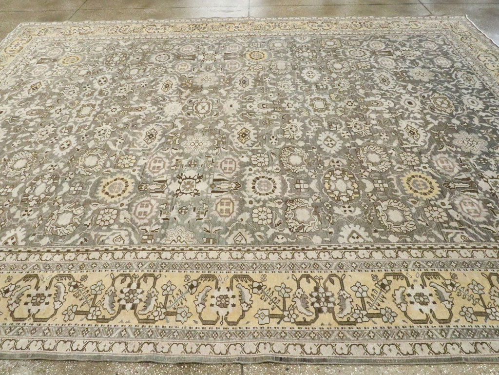 Vintage Persian Malayer Room Size Carpet, No.20564 - Galerie Shabab