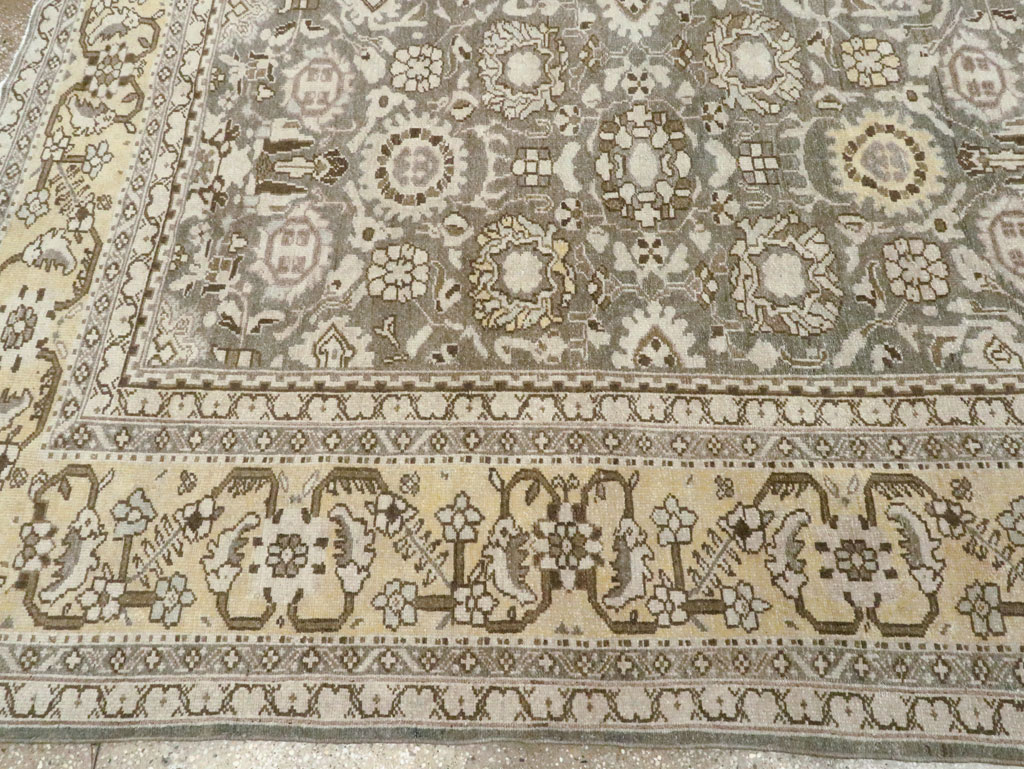 Vintage Persian Malayer Room Size Carpet, No.20564 - Galerie Shabab
