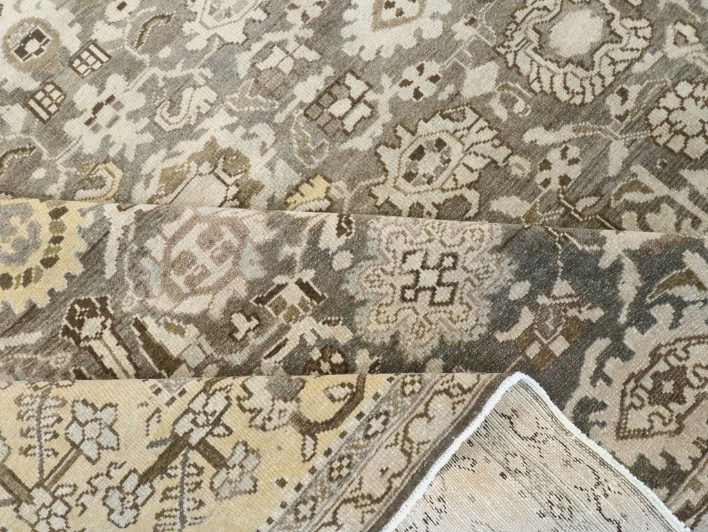 Vintage Persian Malayer Room Size Carpet, No.20564 - Galerie Shabab