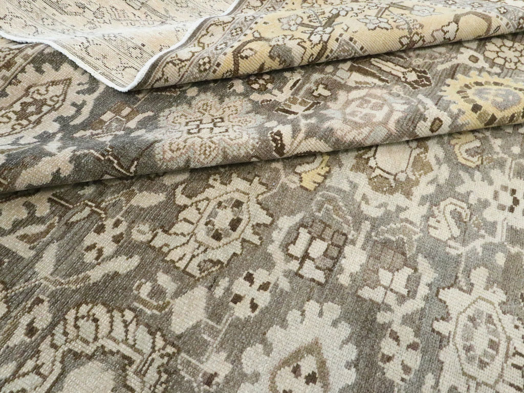 Vintage Persian Malayer Room Size Carpet, No.20564 - Galerie Shabab