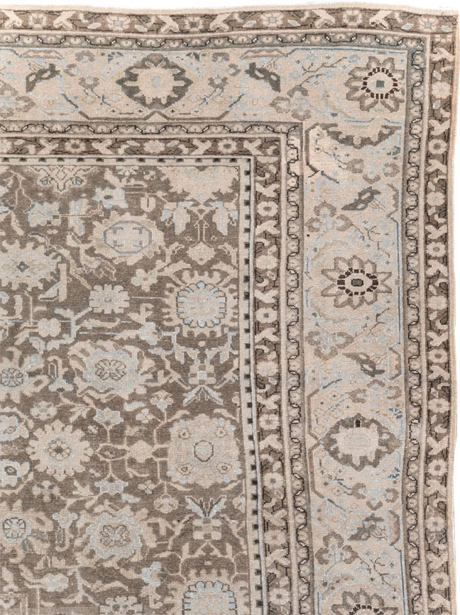 Vintage Persian Malayer Room Size Carpet, No.20565 - Galerie Shabab